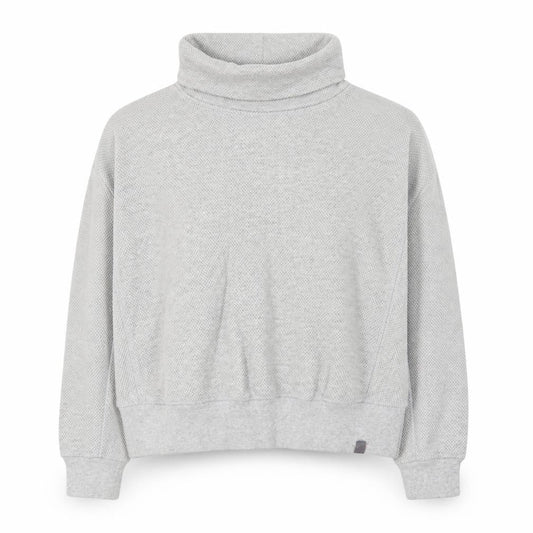Next Womens Grey Roll Neck Cotton Pullover Jumper Size XS - Loungewear