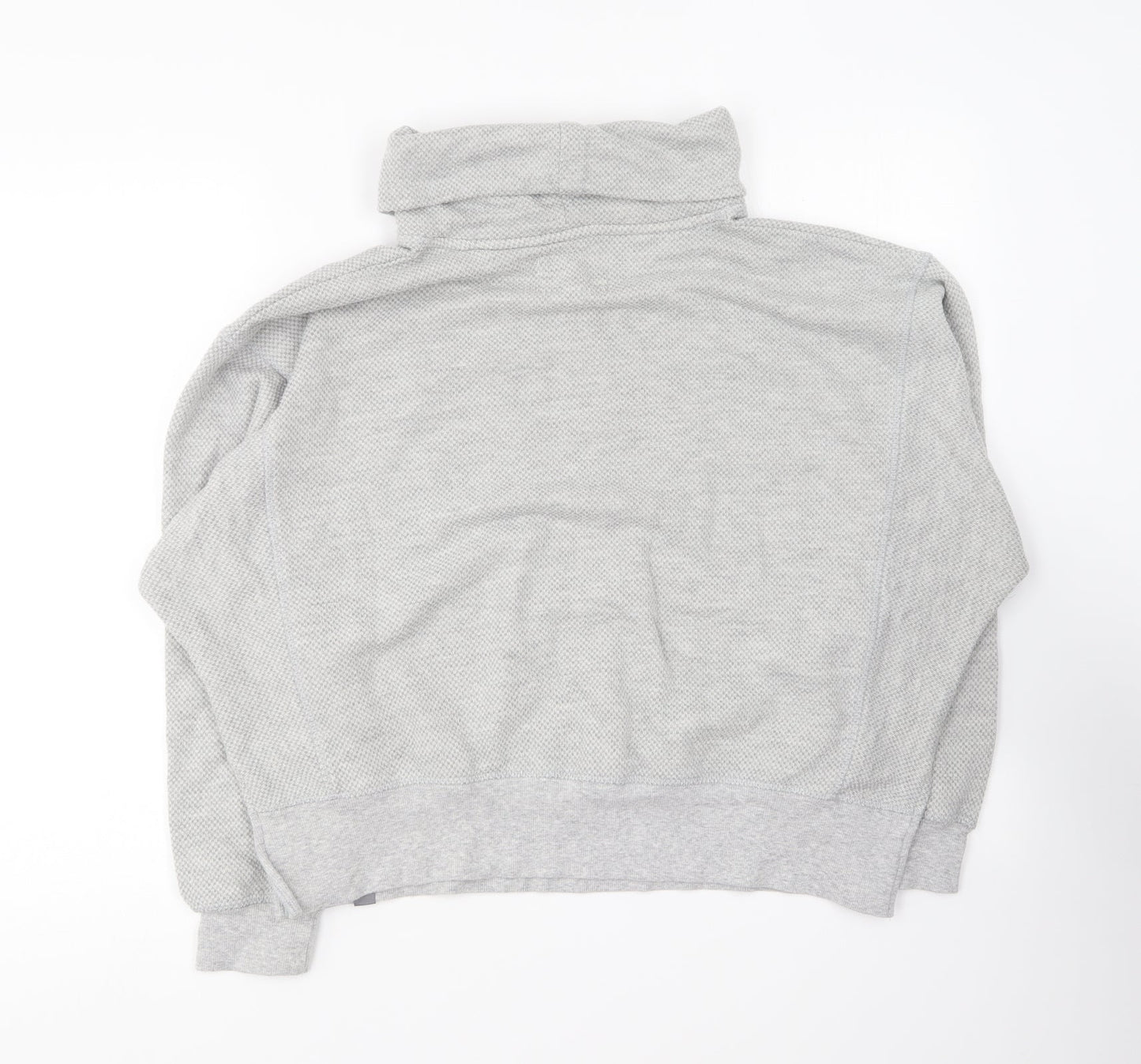 NEXT Womens Grey Roll Neck Cotton Pullover Jumper Size XS - Loungewear