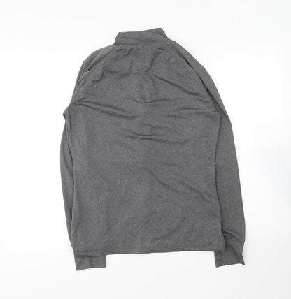 Atmosphere Womens Grey Polyester Full Zip Sweatshirt Size 10