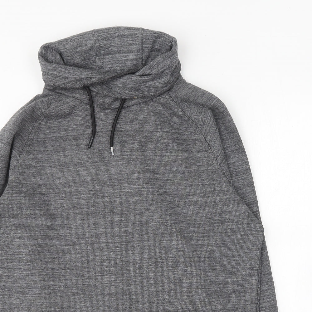 H&M Womens Grey Roll Neck Polyester Pullover Jumper Size M