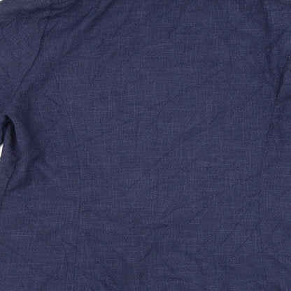 Saloos Womens Blue Jacket Blazer Size 18 Button