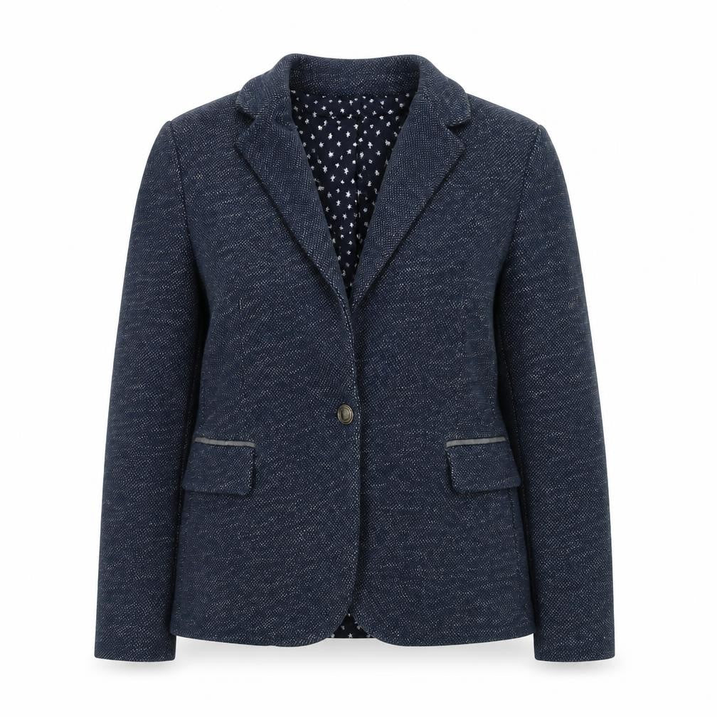 Zara Womens Blue Jacket Blazer Size M Button