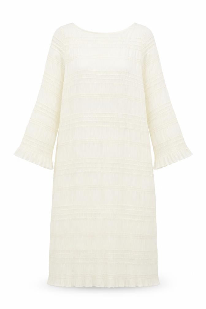 SheIn Womens White Polyester Shift Size 10 Round Neck Pullover