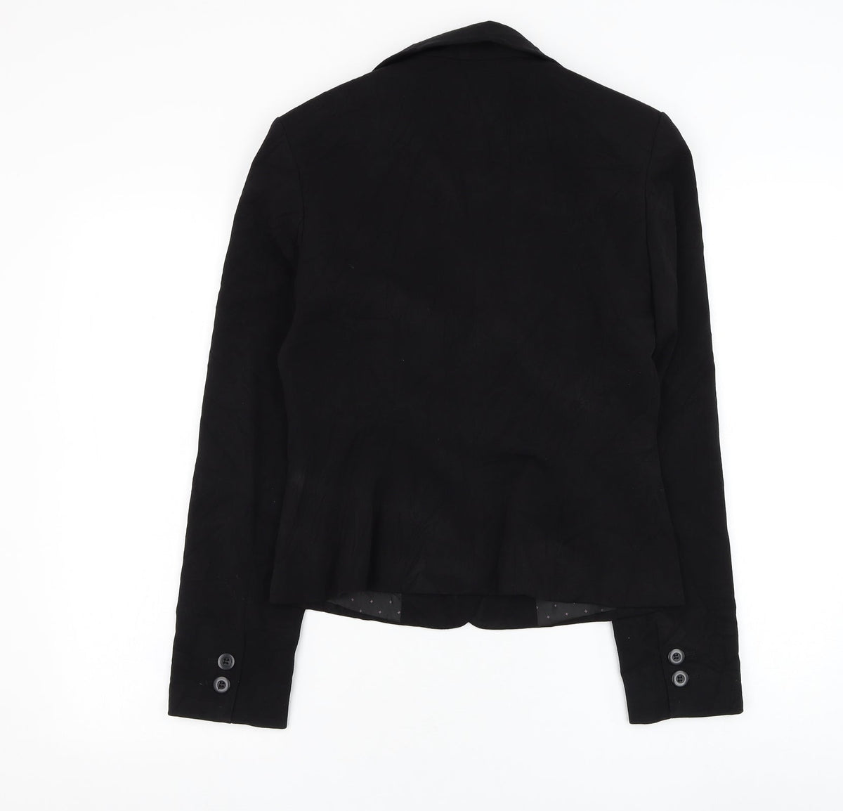 George Womens Black Jacket Blazer Size 10 Button