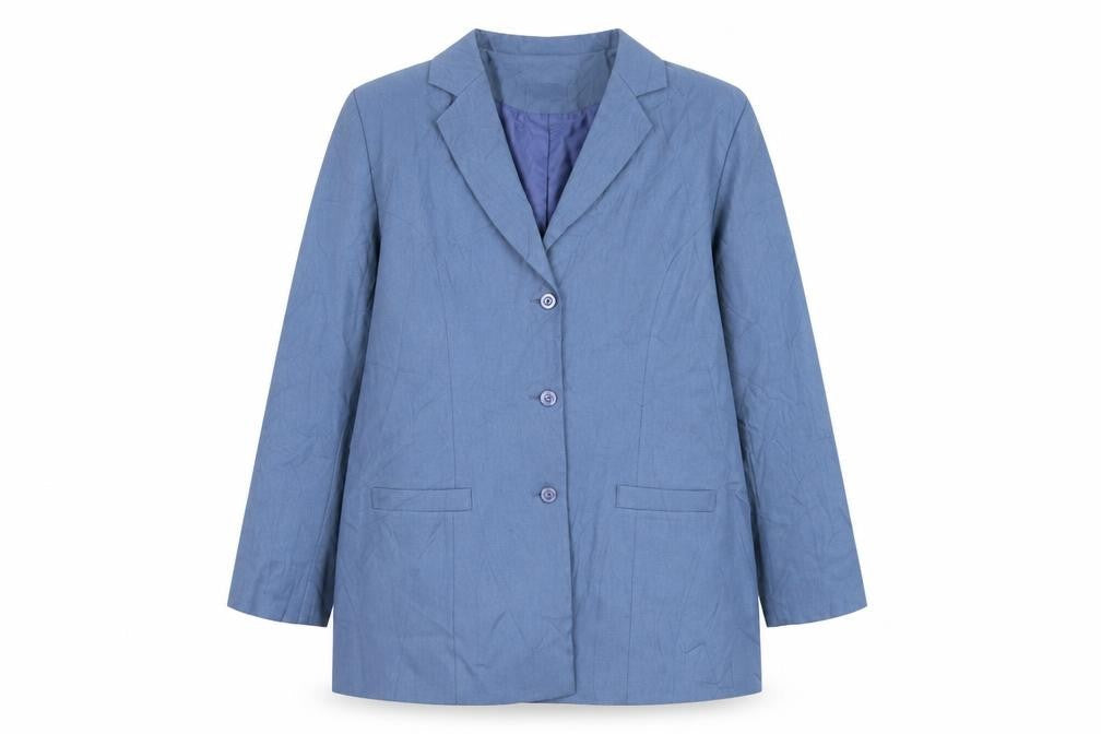 Slimtru Womens Blue Kimono Blazer Size 16 Button