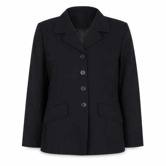 Berkertex Womens Black Polyester Jacket Suit Jacket Size 12