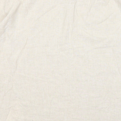 Saloos Womens Beige Round Neck Polyester Pullover Jumper Size 16