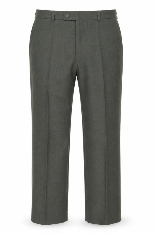 Cavellair Mens Green Polyester Trousers Size 36 in L30 in Regular