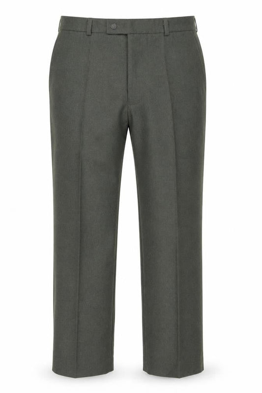 Cavellair Mens Green Polyester Trousers Size 36 in L30 in Regular