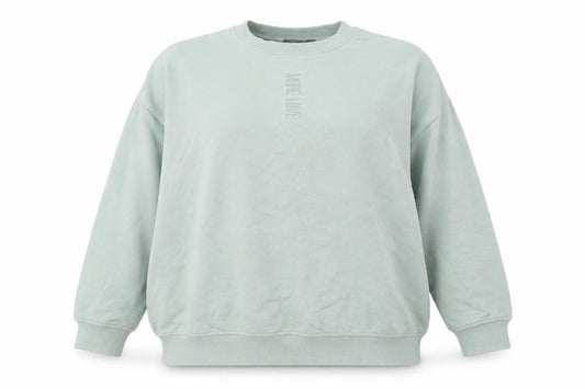 Primark Womens Green Cotton Pullover Sweatshirt Size M Pullover