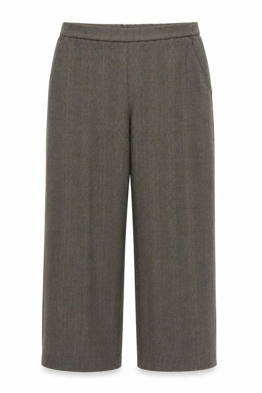 Briggs New York Womens Brown Cotton Trousers Size 10 L25 in Regular