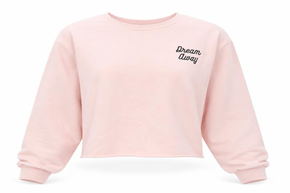 FOREVER 21 Womens Pink Cotton Pullover Sweatshirt Size M Pullover