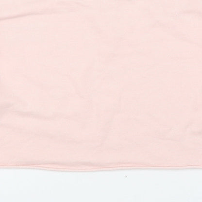 Forever 21 Womens Pink Cotton Pullover Sweatshirt Size M Pullover