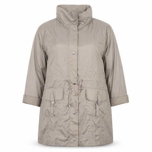 La Maison Du jersey Womens Brown Jacket Size 18 Zip
