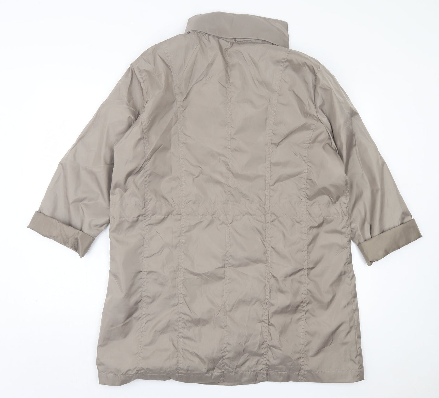 La Maison Du jersey Womens Brown Jacket Size 18 Zip