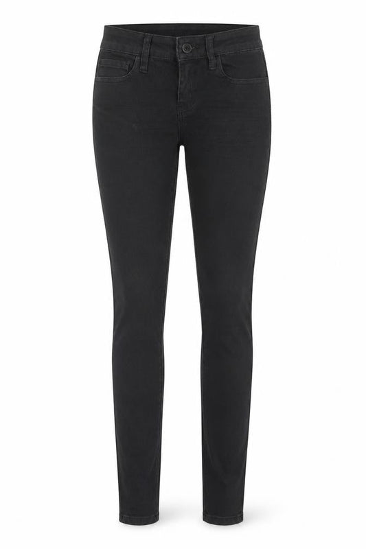 American Jeans Womens Black Cotton Skinny Jeans Size 24 in L31 in Regular Button