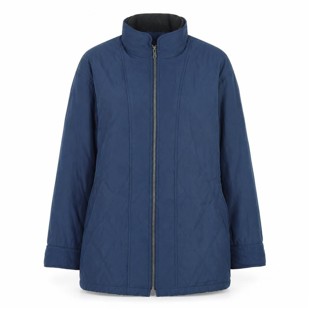 collage clothing Womens Blue Rain Coat Coat Size 40