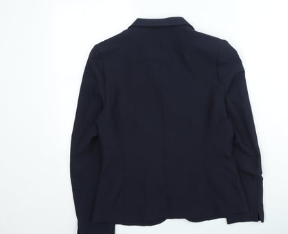 Preloved LEBEK Womens Blue Jacket Size 12 - Back