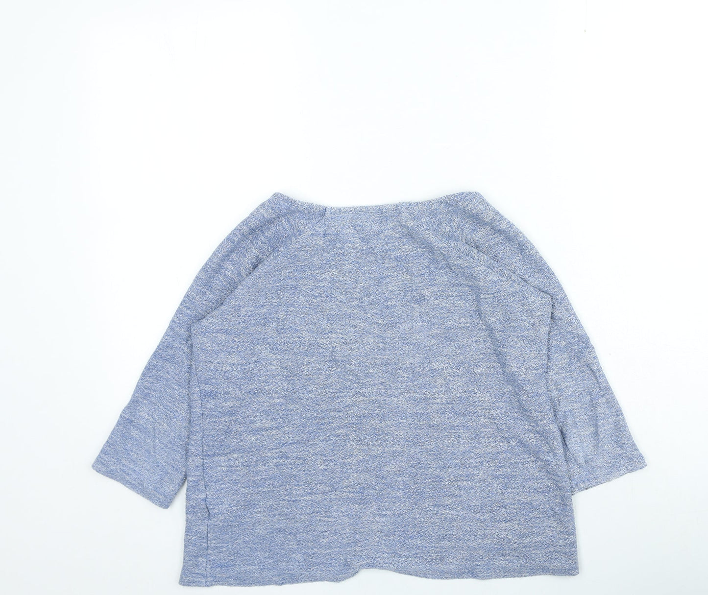 Oasis Womens Blue Round Neck Polyester Pullover Jumper Size XS