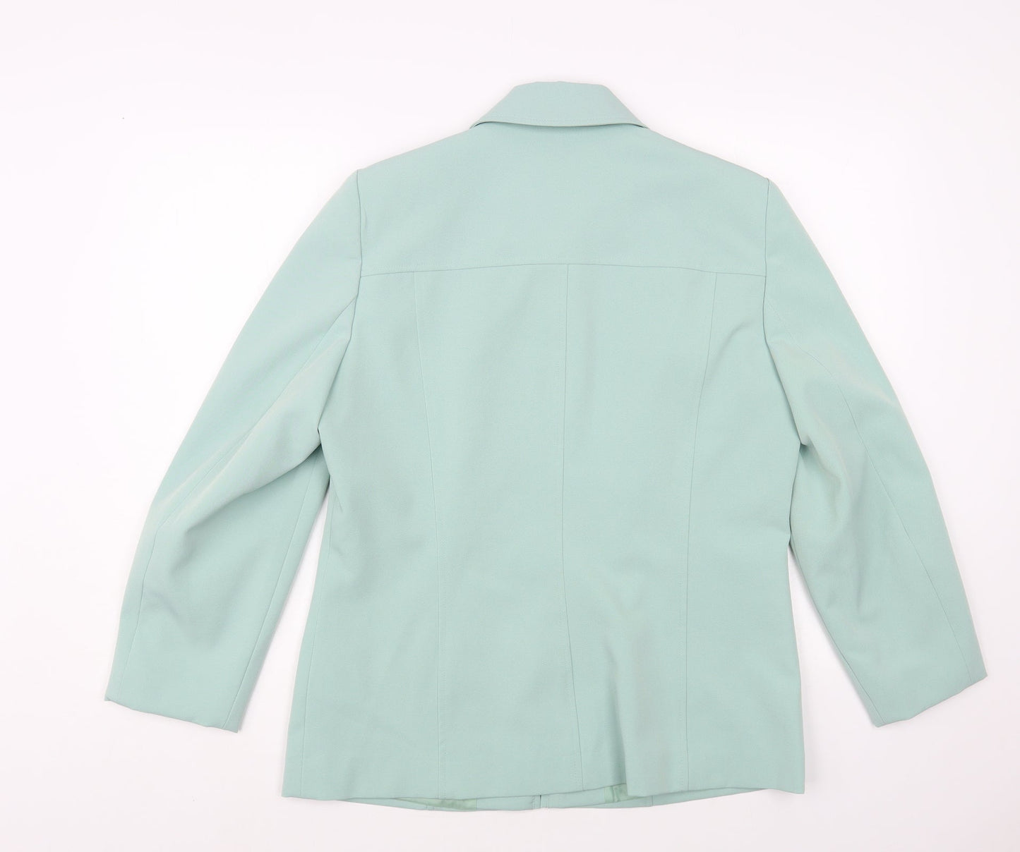Classics Womens Green Jacket Blazer Size 14 Zip