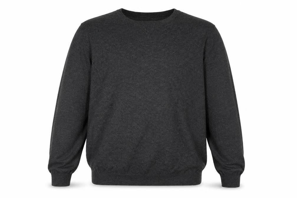 Debenhams Mens Grey V-Neck Viscose Pullover Jumper Size L