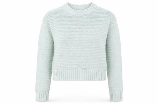 Divided by H&M Womens Green Boat Neck Cotton Pullover Jumper Size S