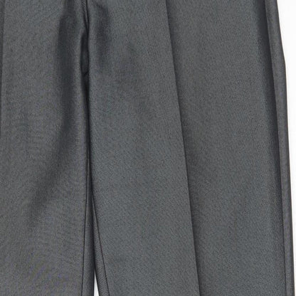 Preloved Ventuno Mens Grey Polyester Trousers Size 30 in L31 in Regular - Detail