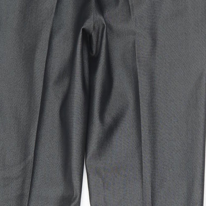 Preloved Ventuno Mens Grey Polyester Trousers Size 30 in L31 in Regular - Label