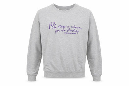 AWD is Academy Girls Grey Cotton Pullover Sweatshirt Size 11-12 Years - Stage