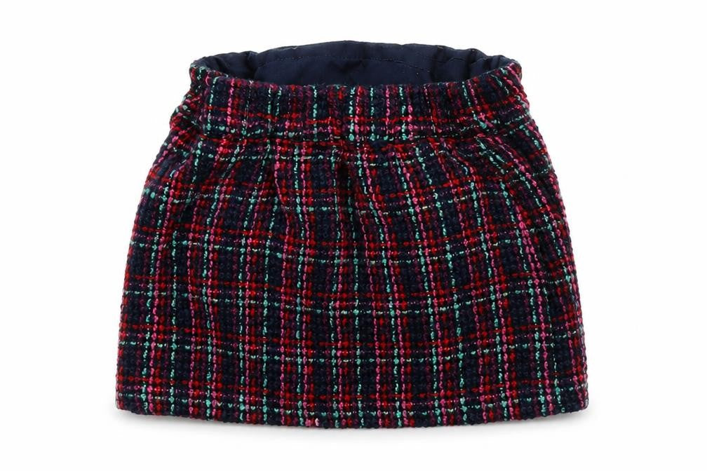 Dunnes Stores Girls Multicoloured Check Cotton A-Line Skirt Size 12-18 Months