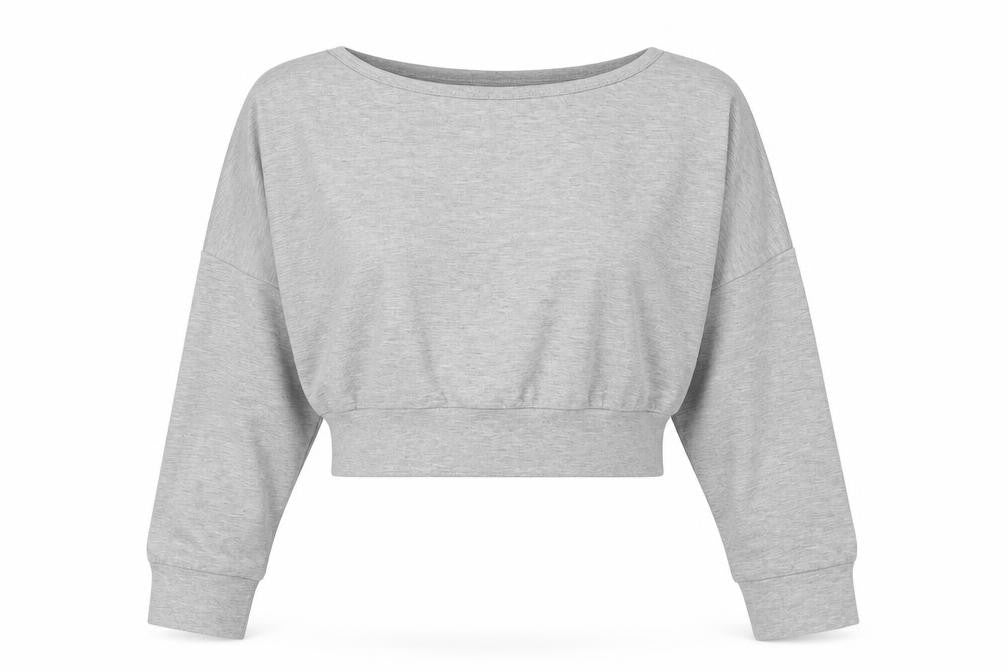 Femme Luxe Womens Grey Polyester Pullover Sweatshirt Size M Pullover