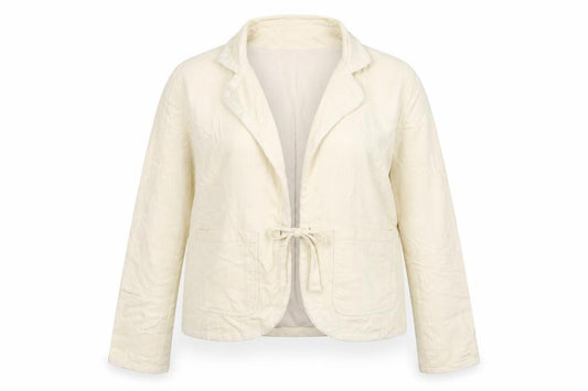 Atmosphere Womens Beige Cotton Jacket Blazer Size 16