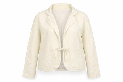 Atmosphere Womens Beige Cotton Jacket Blazer Size 16
