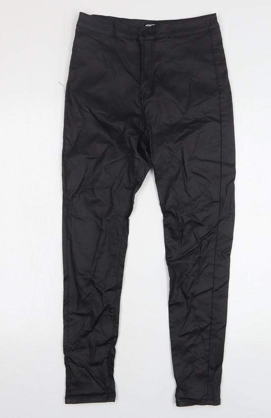 Momokrom Womens Black Viscose Skinny Jeans Size 12 L27 in Regular