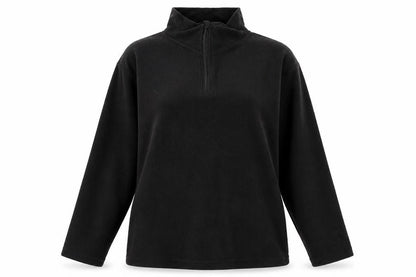 Infinity Woman Womens Black Polyester Pullover Sweatshirt Size XL Zip