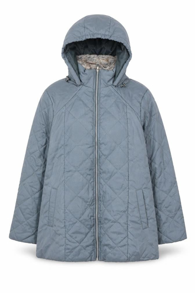 Anne De Lancay Womens Blue Jacket Size M Zip