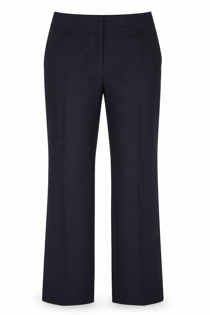 Papaya Womens Blue Polyester Trousers Size 16 L32 in Regular