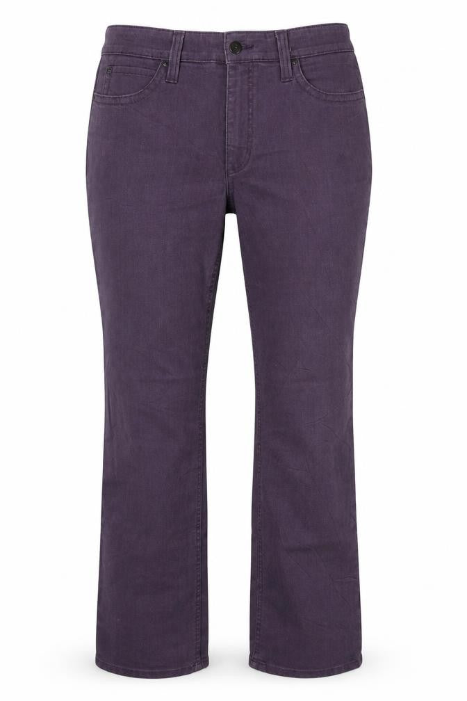 MAC Womens Purple Cotton Bootcut Jeans Size 36 L31 in Regular Button