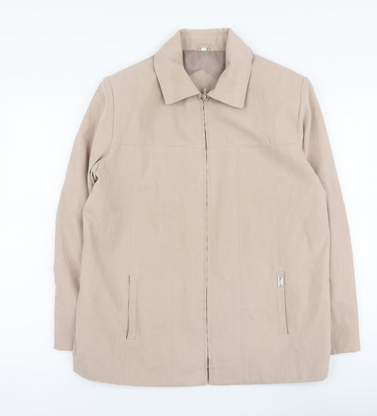 JBC Collection Womens Beige Jacket Size 10