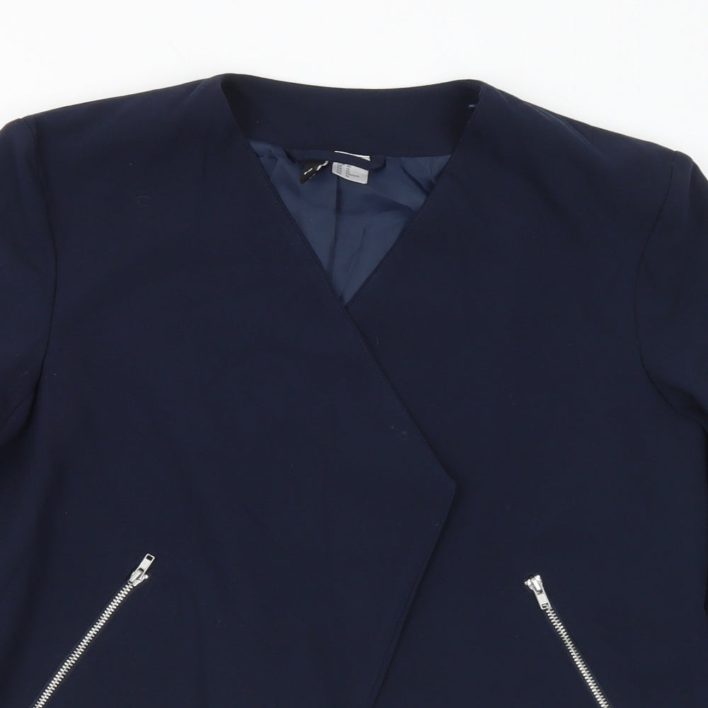 H&M Womens Blue Jacket Size 12