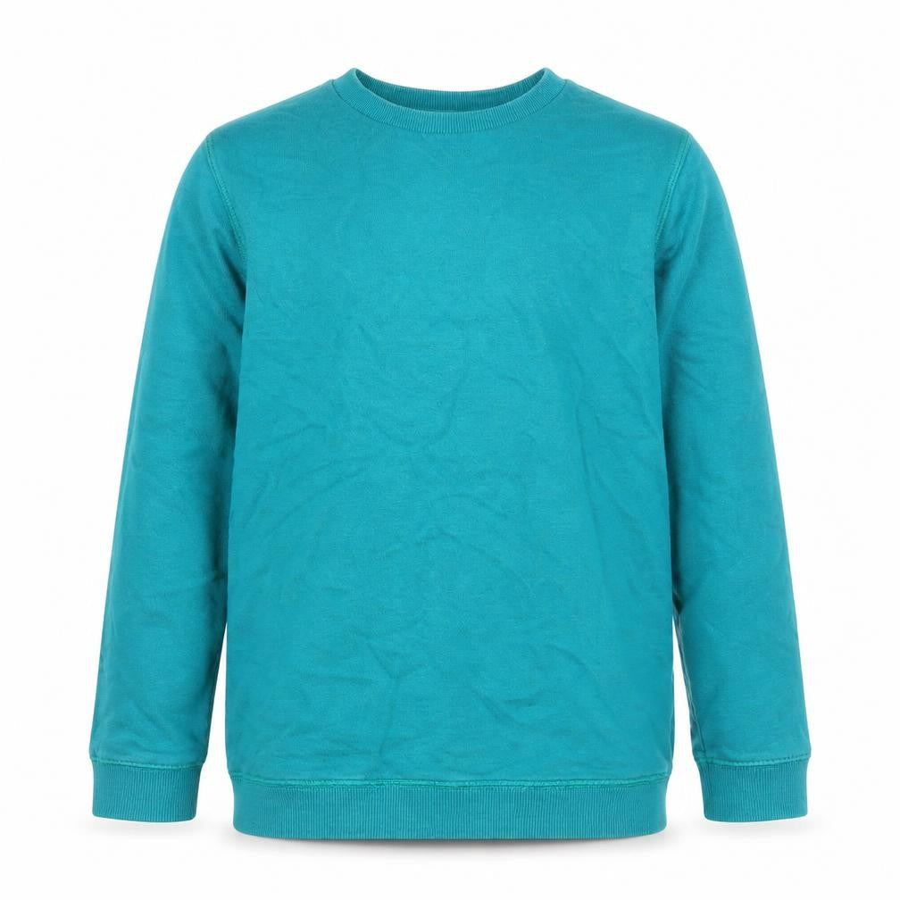 TU Girls Green Cotton Pullover Sweatshirt Size 10 Years