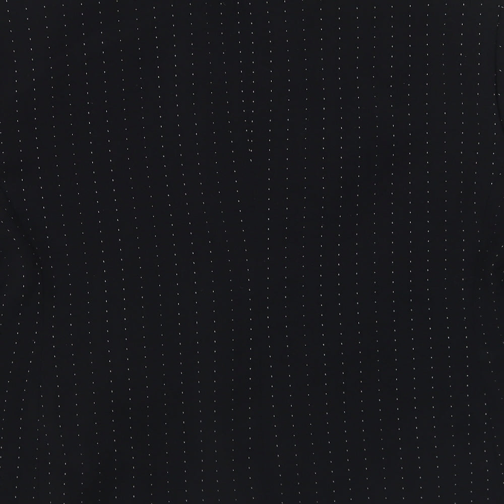 Worthington Industries Womens Black Geometric Polyester Jacket Suit Jacket Size 10