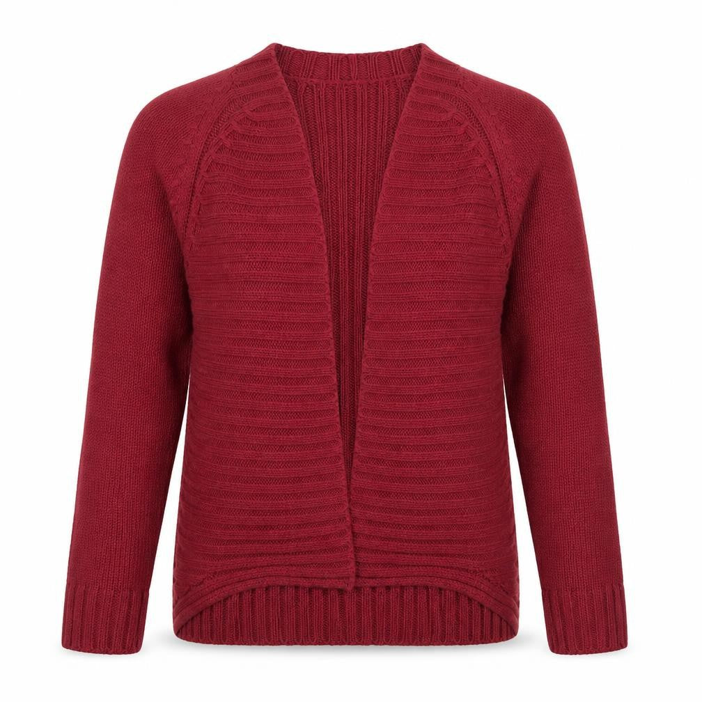 Fabrizo Womens Purple V-Neck Acrylic Pullover Jumper Size M