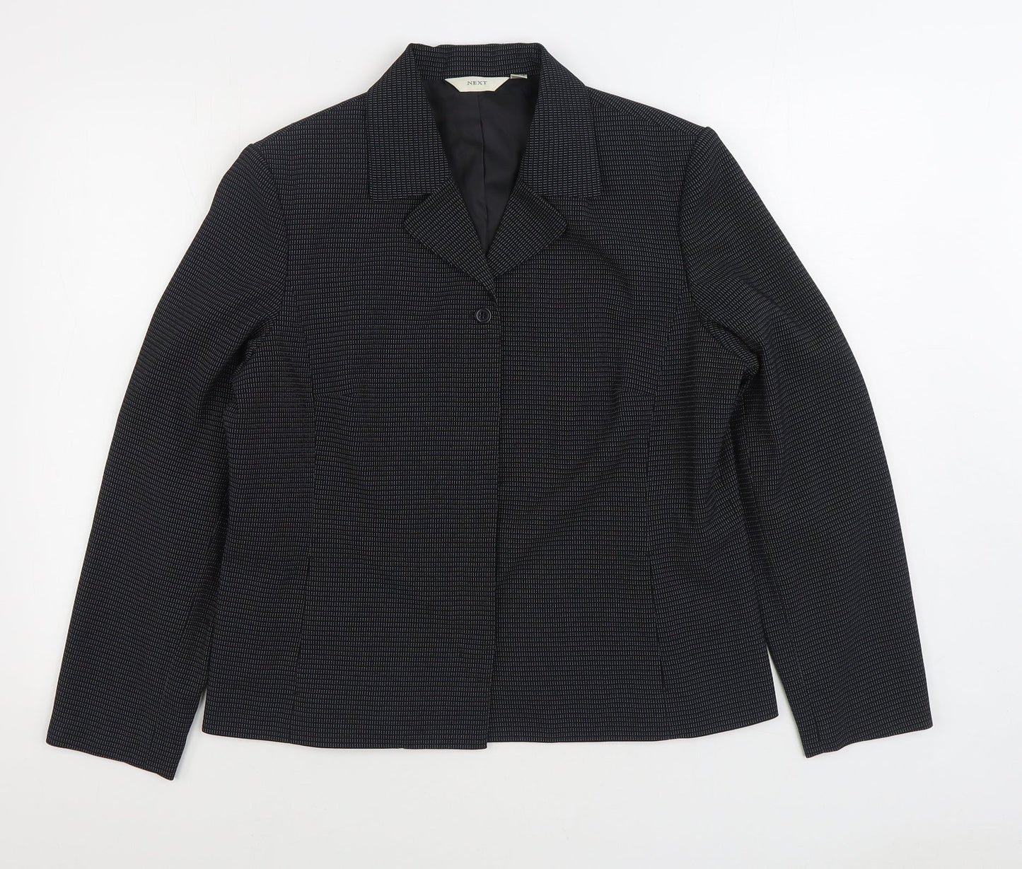 NEXT Womens Grey Jacket Blazer Size 16 Button