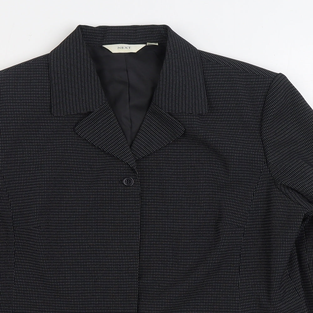 NEXT Womens Grey Jacket Blazer Size 16 Button