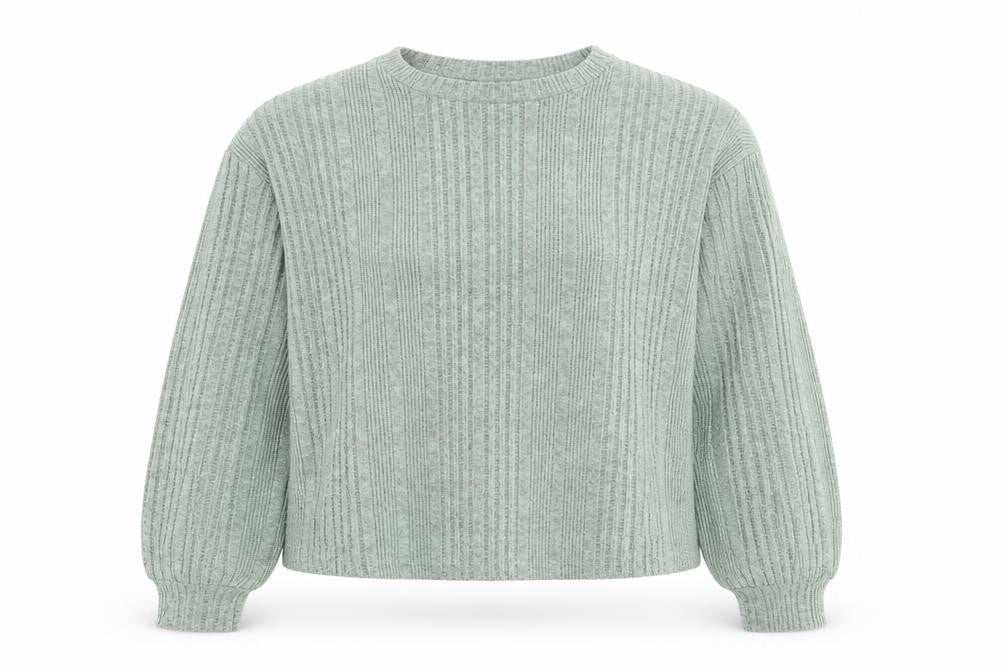 SheIn Womens Green Polyester Pullover Sweatshirt Size S Pullover