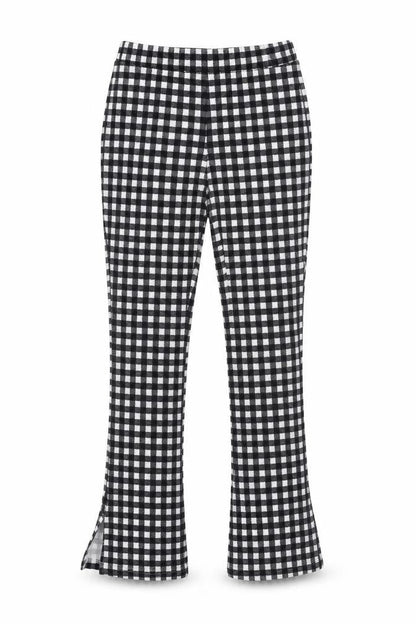 SHEIN Womens Black Check Polyester Jogger Trousers Size S L31 in Regular