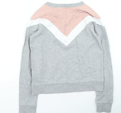Tu Girls Multicoloured Cotton Pullover Sweatshirt Size 12 Years