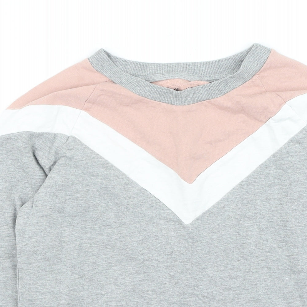 TU Girls Multicoloured Cotton Pullover Sweatshirt Size 12 Years