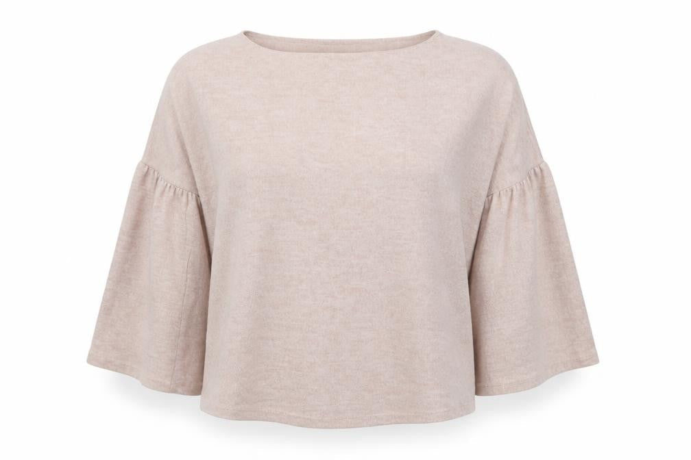 Mango Womens Pink Round Neck Polyester Pullover Jumper Size M